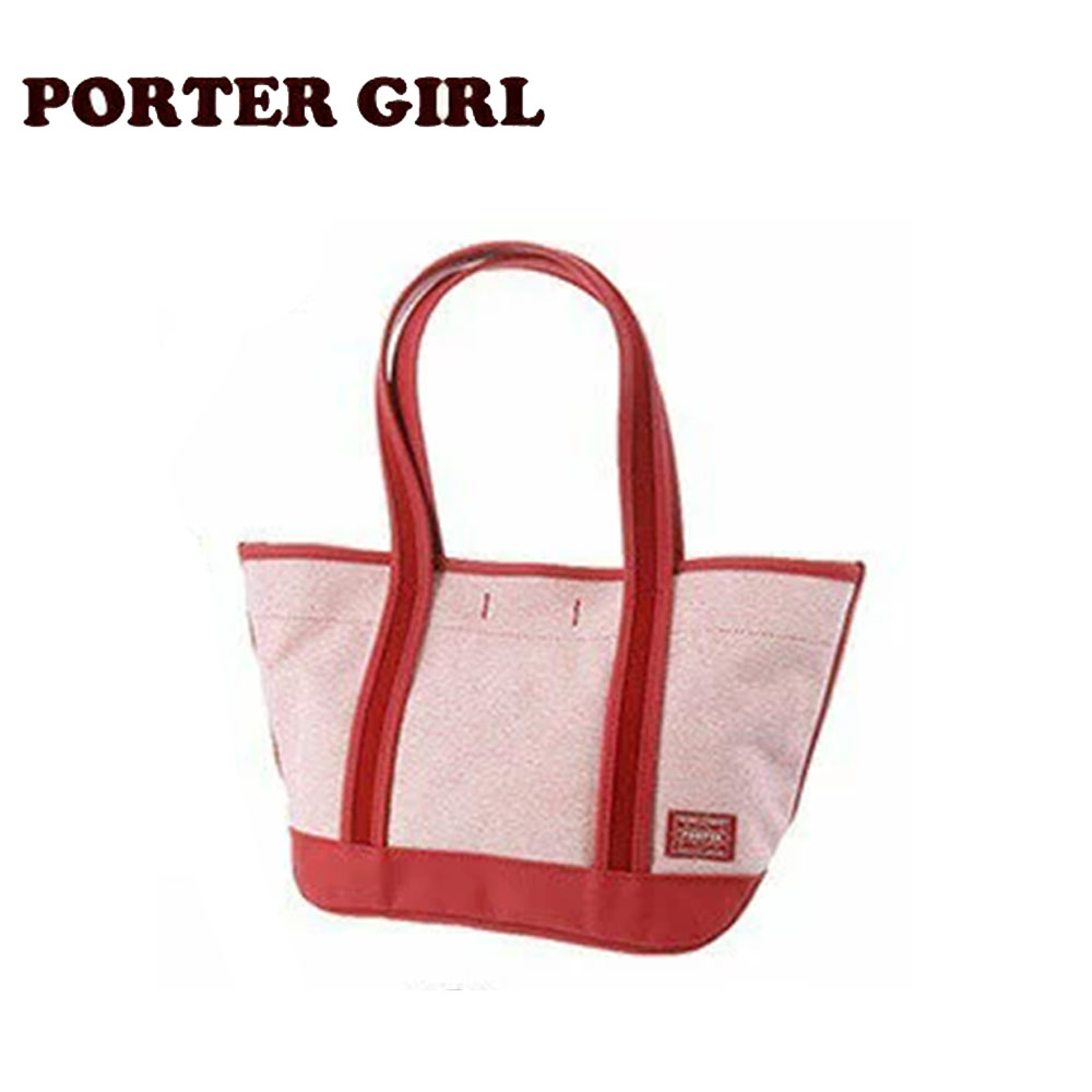 PORTER GIRL 波特包 吉田包 手提包 小型 S 紅色 | BOYFRIEND TOTE CHAMBRAY | 日本必買 | 日本樂天熱銷