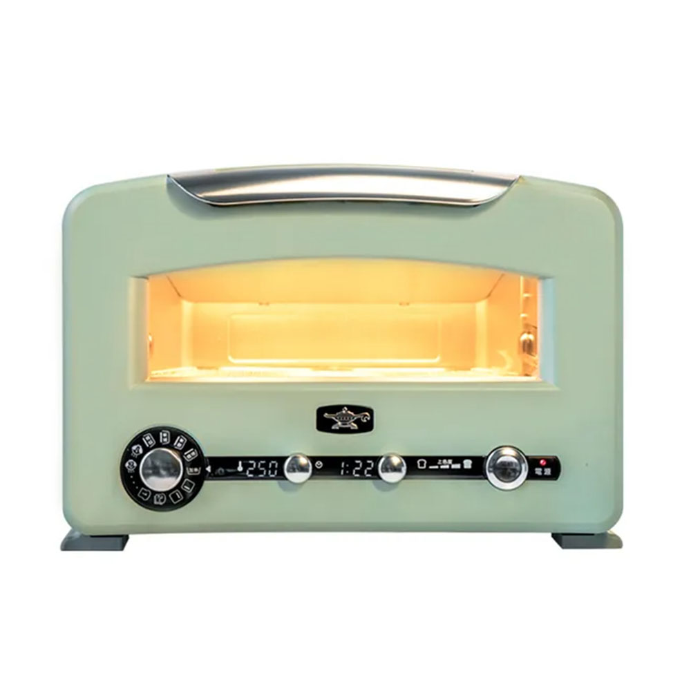 Sengoku Aladdin千石阿拉丁「專利0.2秒瞬熱」320度極炙烤箱 旗艦款 綠色