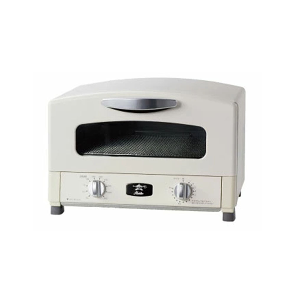 Sengoku Aladdin千石阿拉丁「專利0.2秒瞬熱」4枚燒復古多用途烤箱 白色